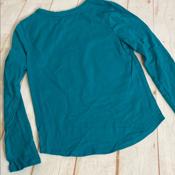 Cat & Jack Tea Long Sleeve Shirt with Warmest Wishes and Bears—Flip Sequins - Picture 4 of 4